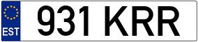 Truck License Plate